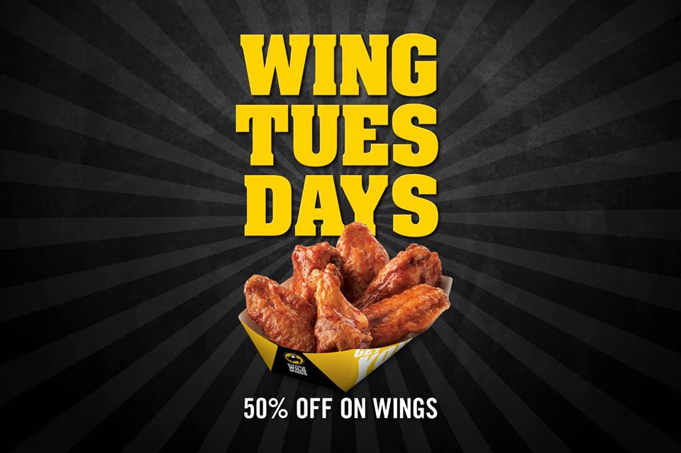 fårehyrde vandfald Supersonic hastighed Wing Tuesdays” Extended at Buffalo Wild Wings Estancia Mall